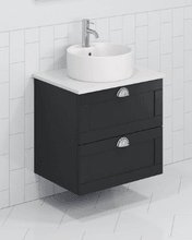 Badmøbel med greb (Bordplade og vask) - HomeTomato