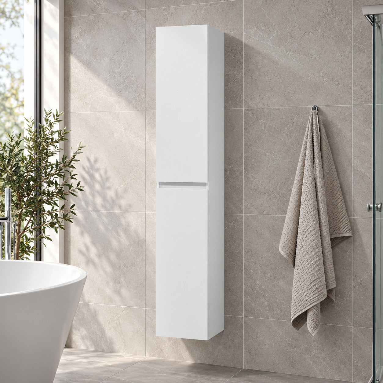 Kenwood Integrated Højskab, Mat Hvid