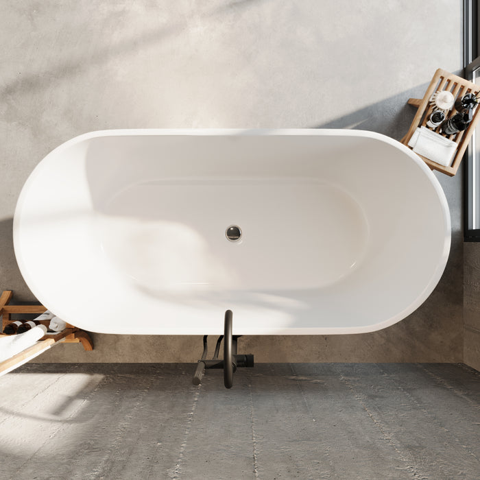 Edison Fritstående Badekar 170 cm