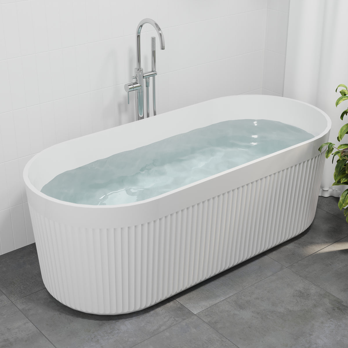 Lotus Fritstående Badekar 170cm