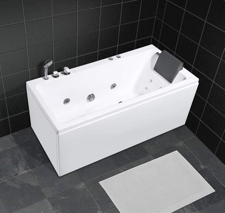 Wilson firkantet spabad, 160 cm, Hvid Blank