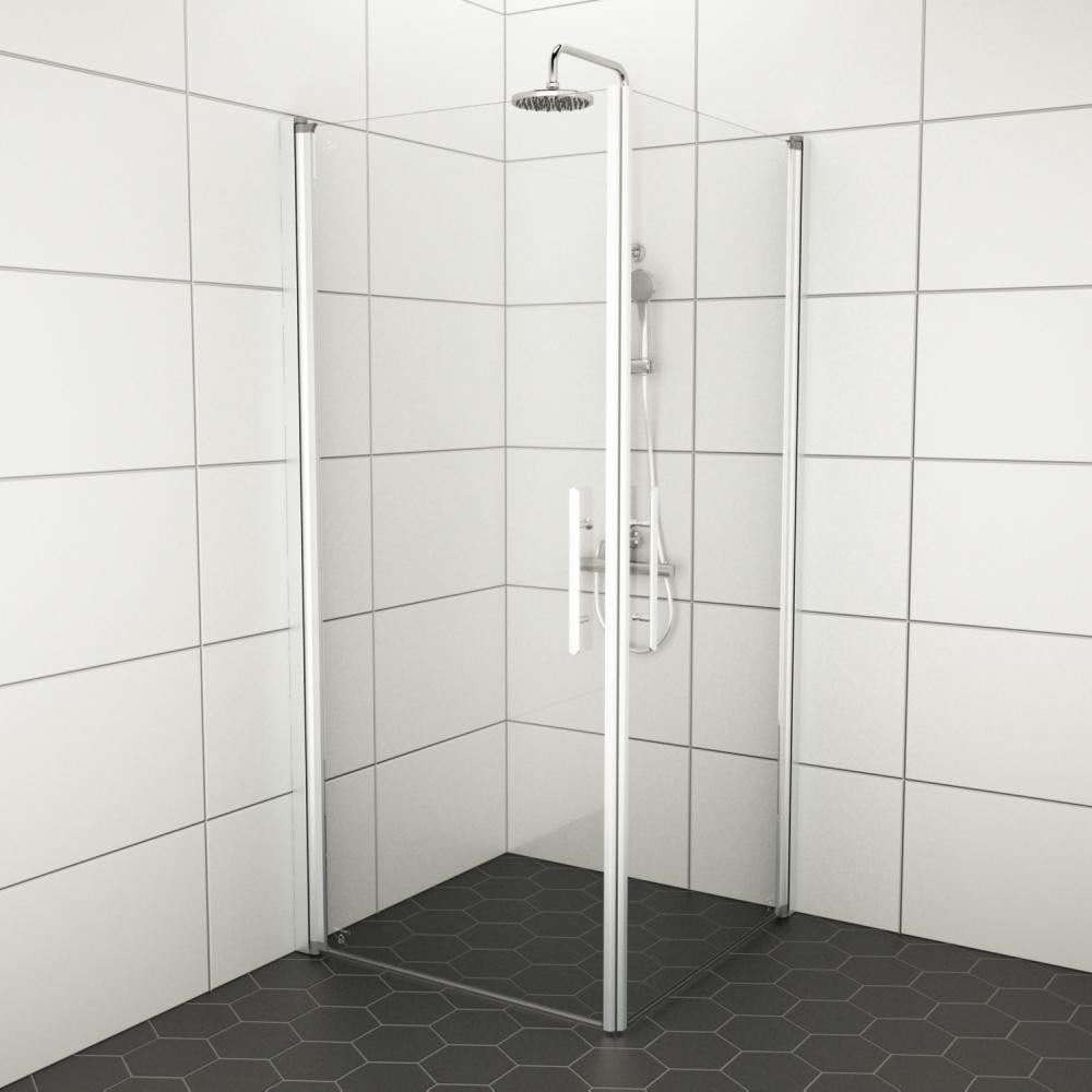 Vänern hærdet glas til bruseafskærmning, 6 mm., Klar glas