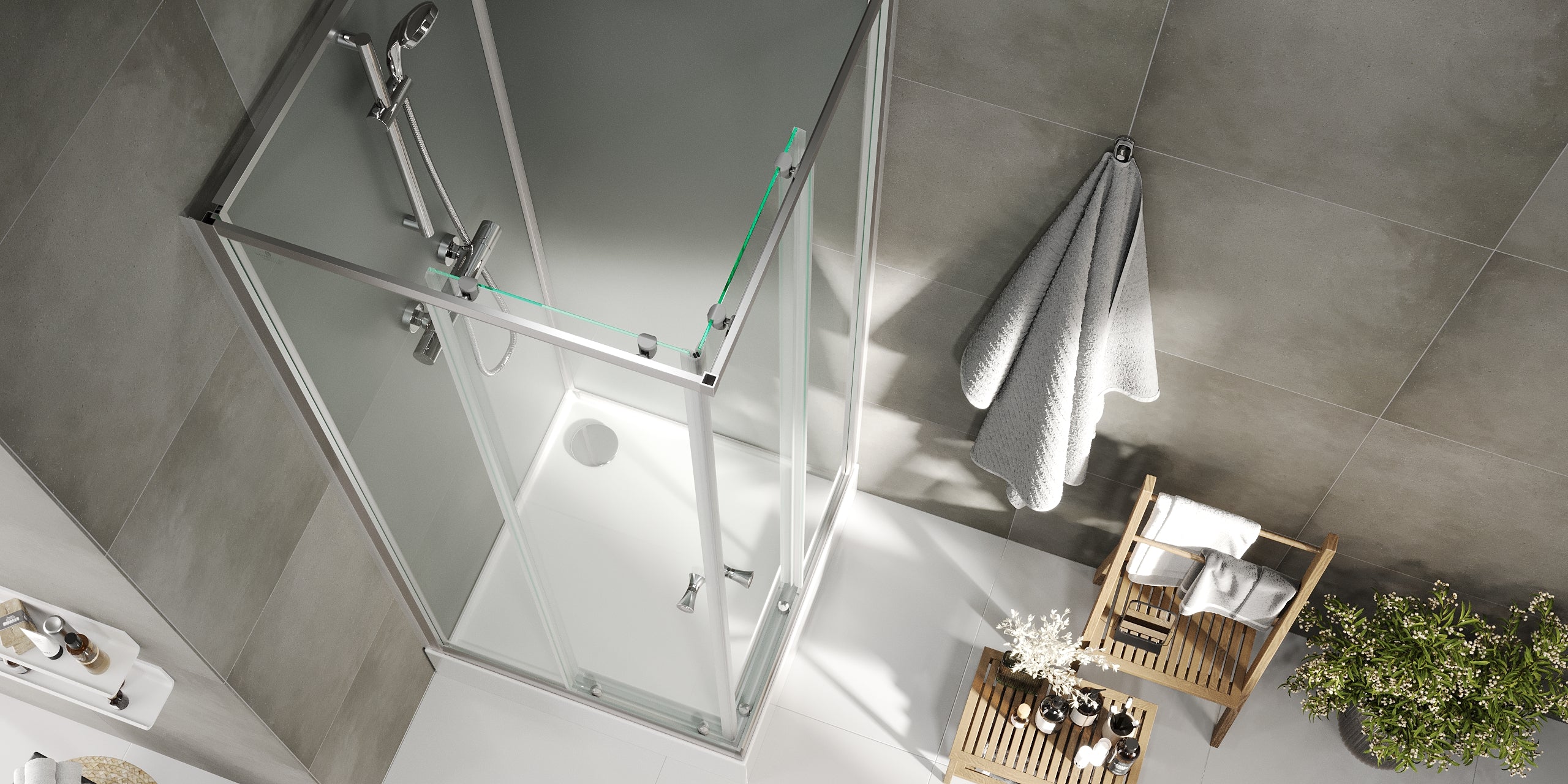 Dayton Firkantet brusekabine