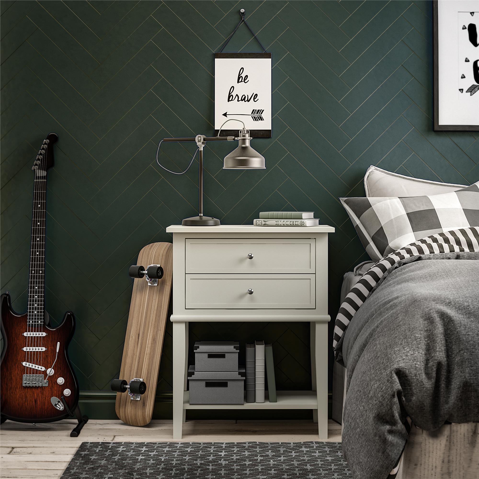 Franklin Sidebord, hvid