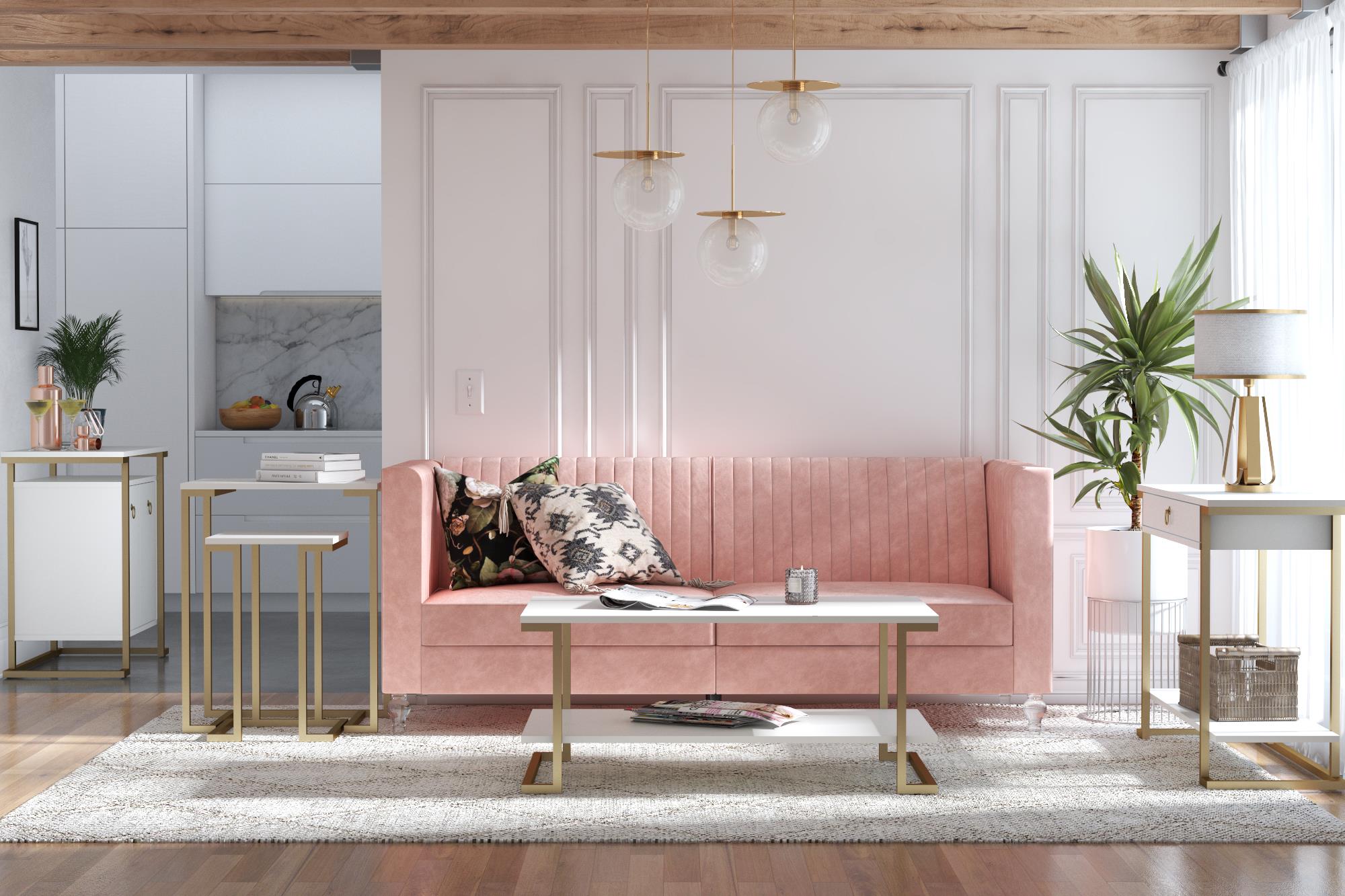 Camila Sofabord, hvid