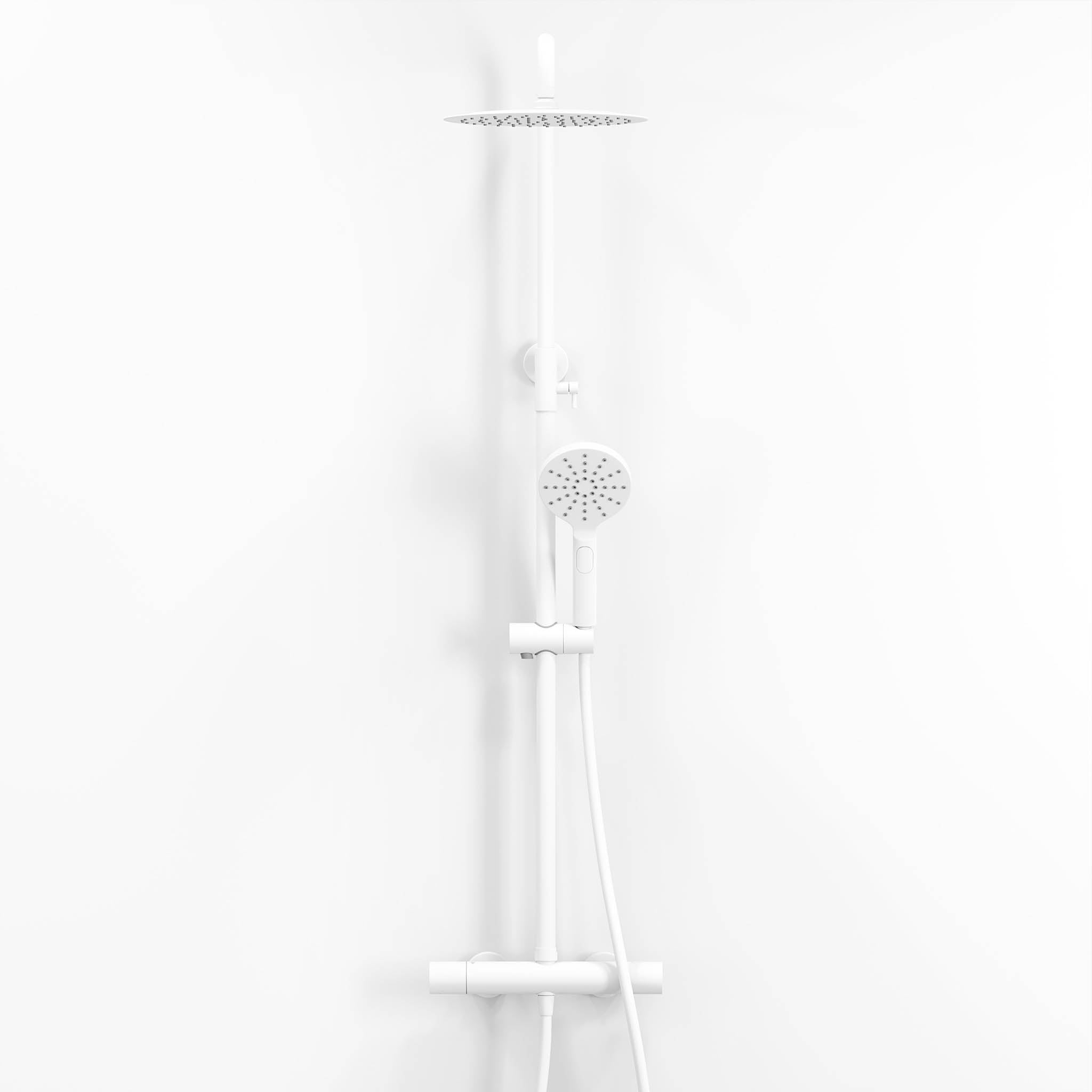 Dragør Brusesæt m/Termostat Armatur og 25 cm Topbruser