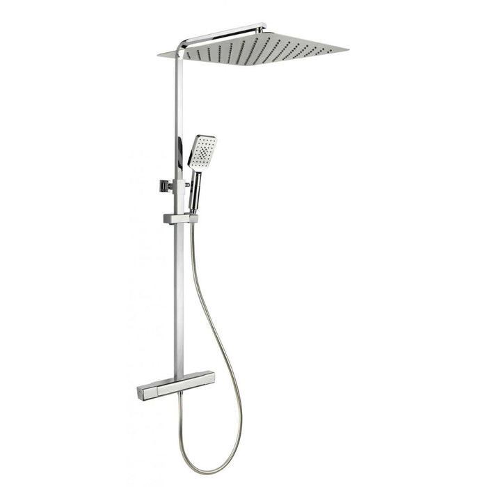 Demoprodukt - KUN TIL AFHENTNING: Næsby Brusesæt m. 40 cm topbruser, Krom