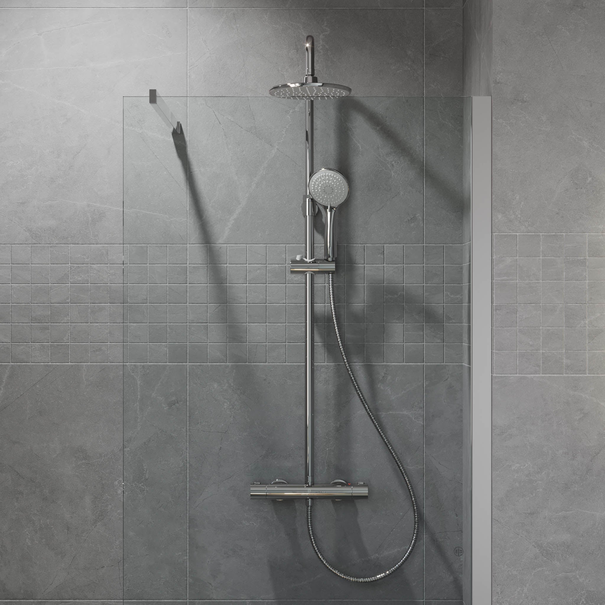 Holly, Shower Tube Set, Chrome - MASTERSTORE - 8595677189483 - Shower Tube Set - 31-150-17-60-02 - 8595677189483