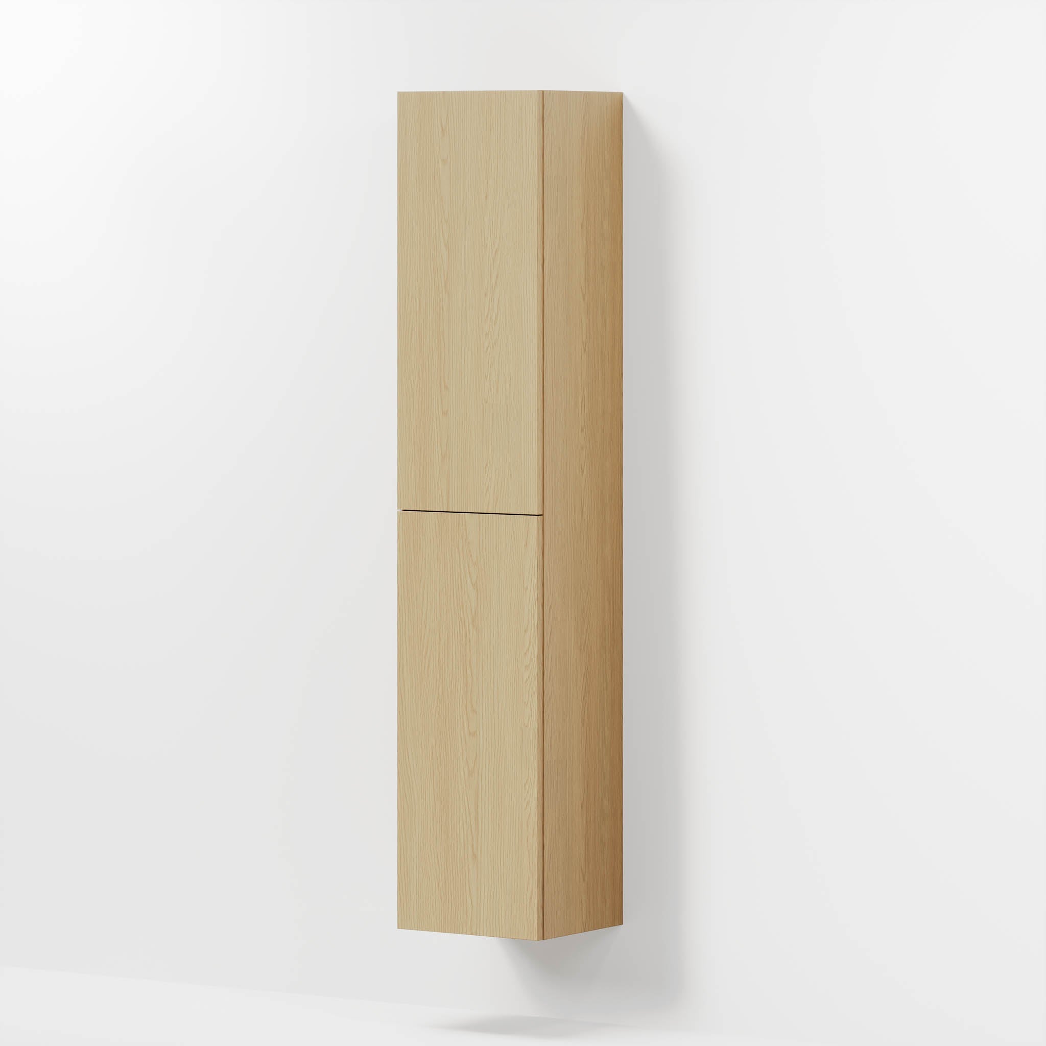 Højskab med klassiske døre - 35x32x174 cm - eg - Viborg