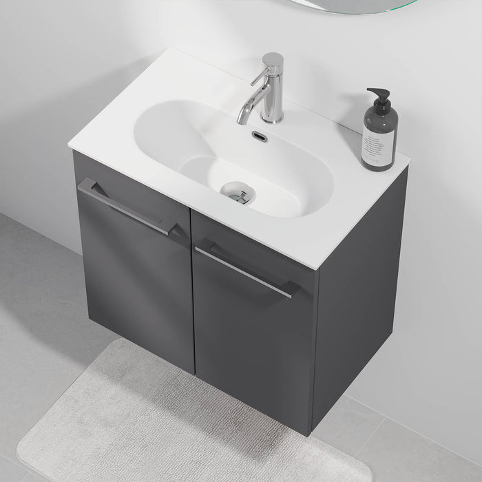 Harstad Badmøbel Slimline, Antracitgrå