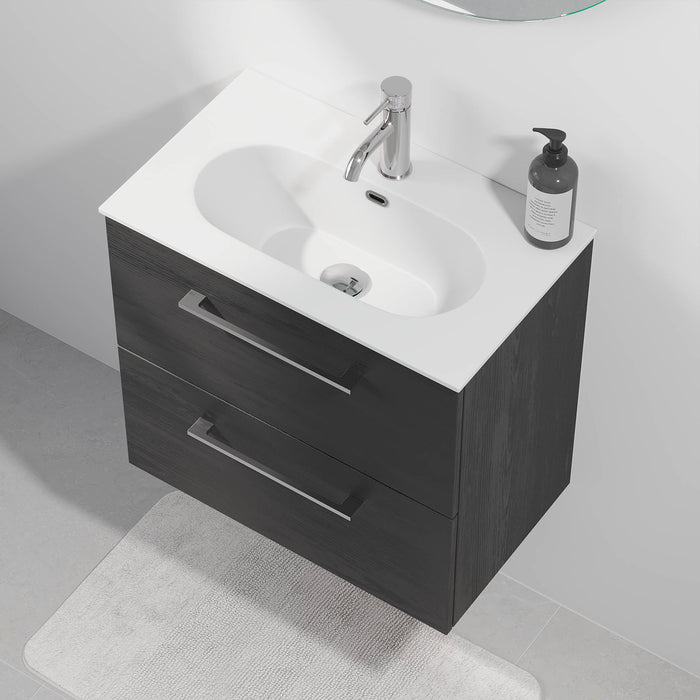 Harstad Badmøbel Slimline, Sort Træ