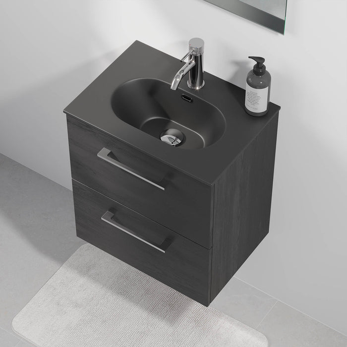 Horten Badmøbel Slimline, Sort Træ