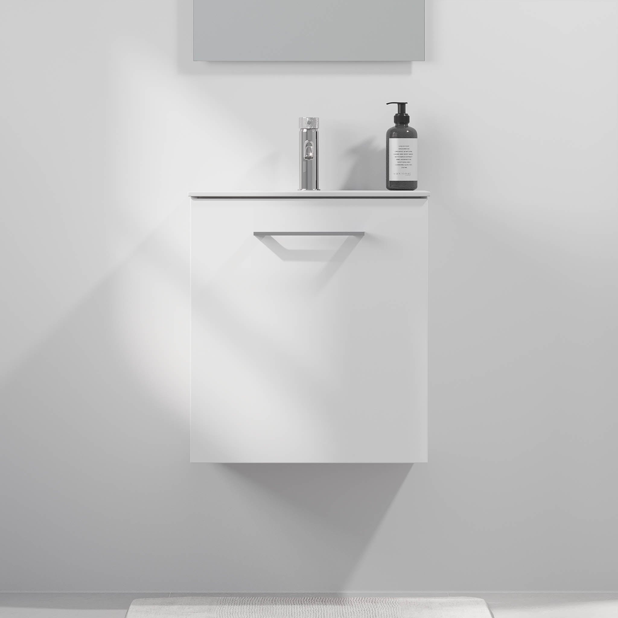 Harstad Badmøbel Slimline, Mat Hvid