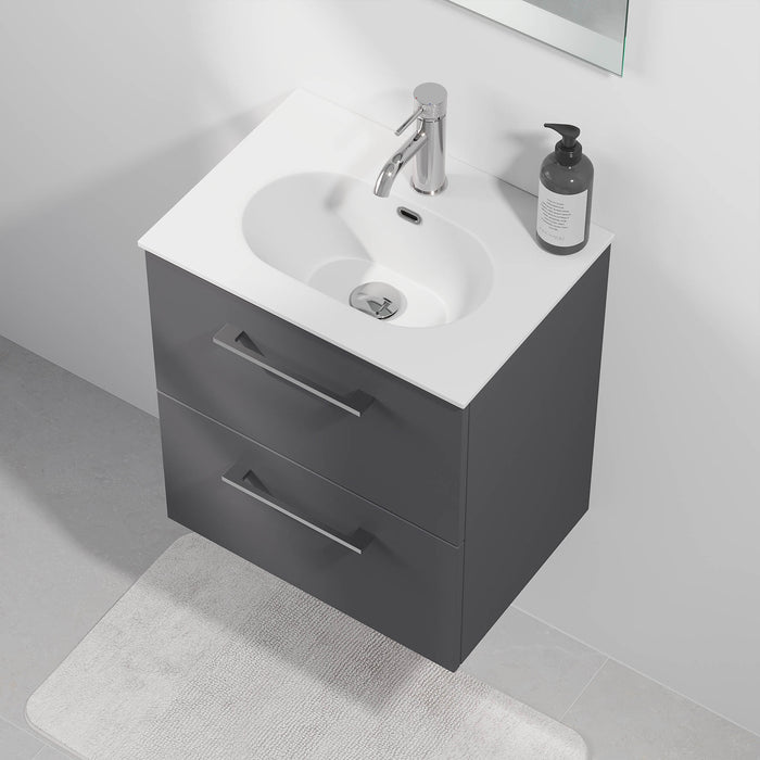 Harstad Badmøbel Slimline, Antracitgrå