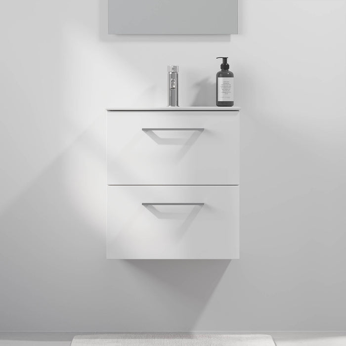 Hamar Badmøbel Slimline, Mat Hvid