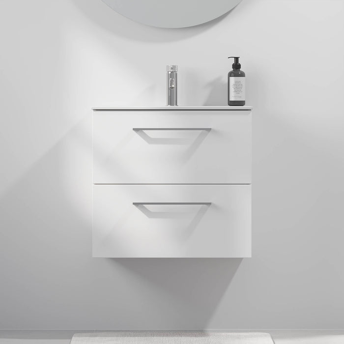 Hamar Badmøbel Slimline, Mat Hvid