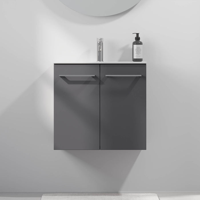 Hamar Badmøbel Slimline, Antracitgrå