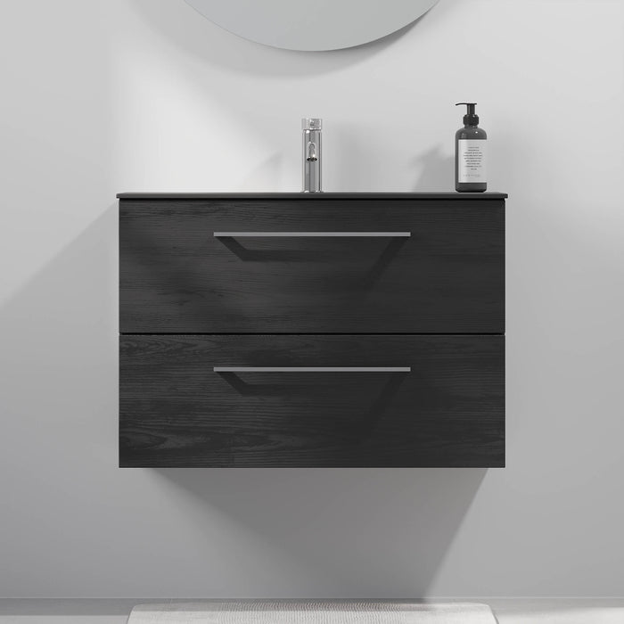 Horten Badmøbel Slimline, Sort Træ