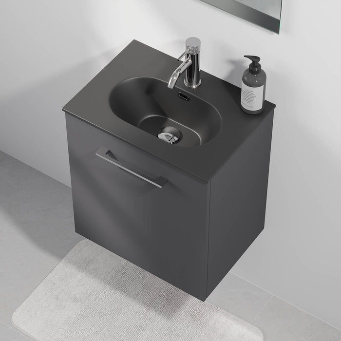 Horten Badmøbel Slimline, Antracitgrå