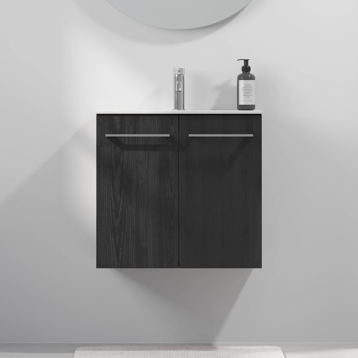 Harstad Badmøbel Slimline, Sort Træ