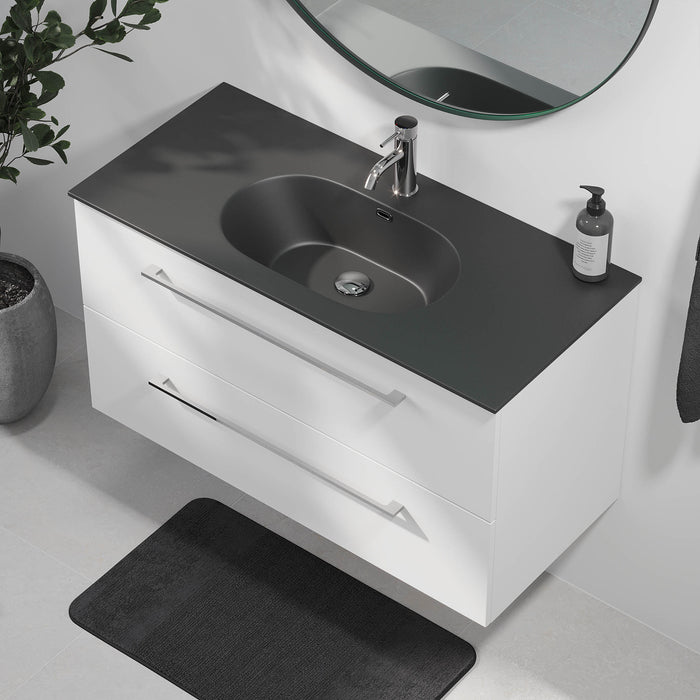 Horten Badmøbel, Mat Hvid