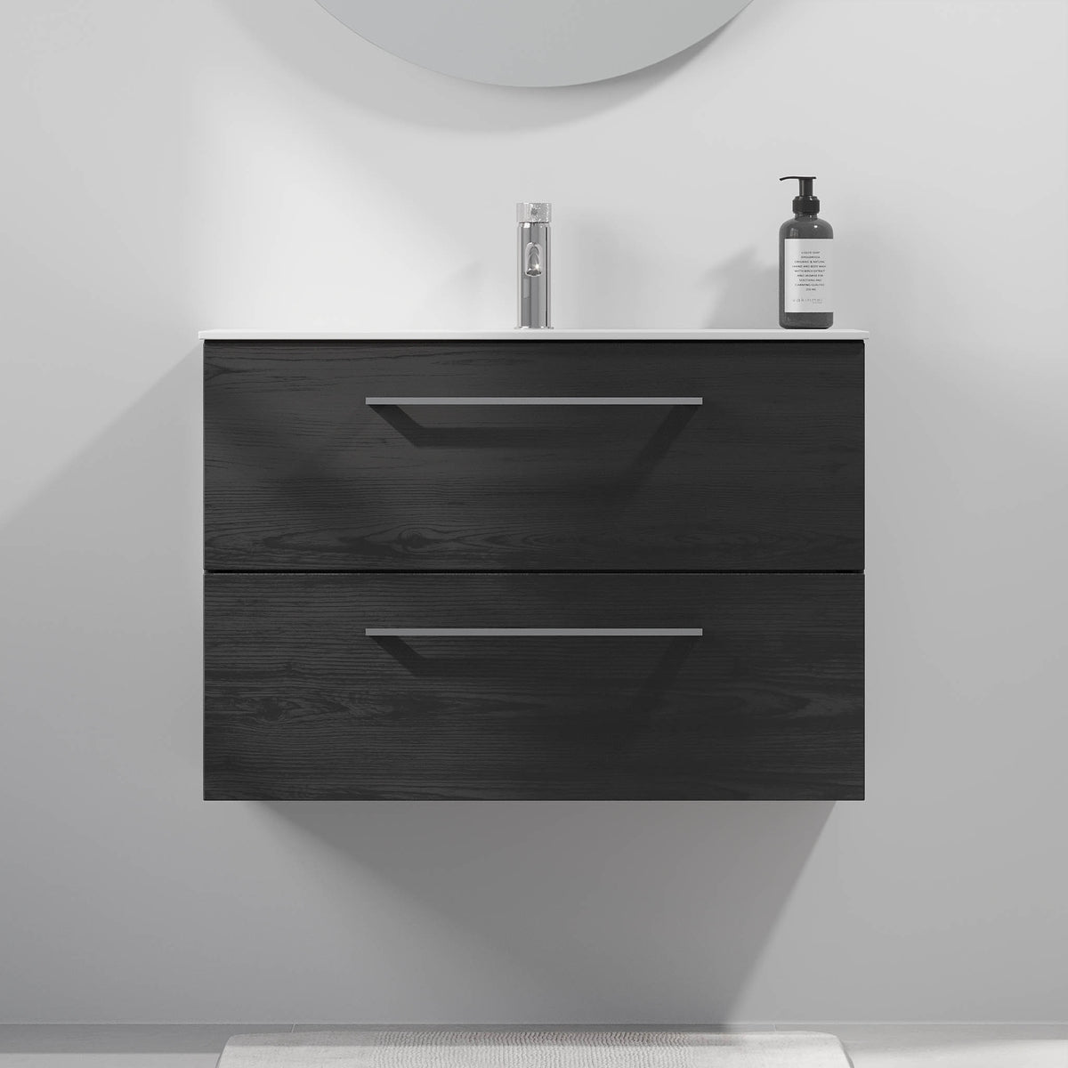 Harstad Badmøbel Slimline, Sort Træ