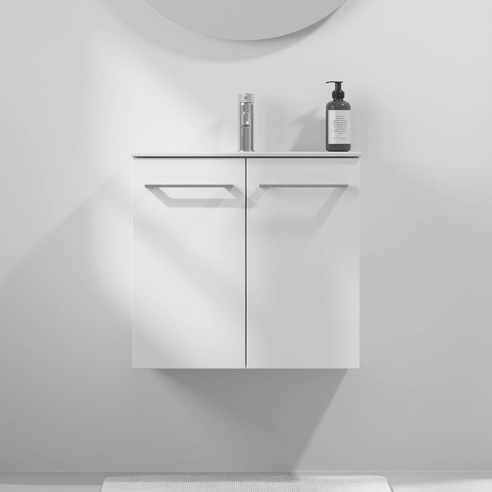 Harstad Badmøbel Slimline, Mat Hvid