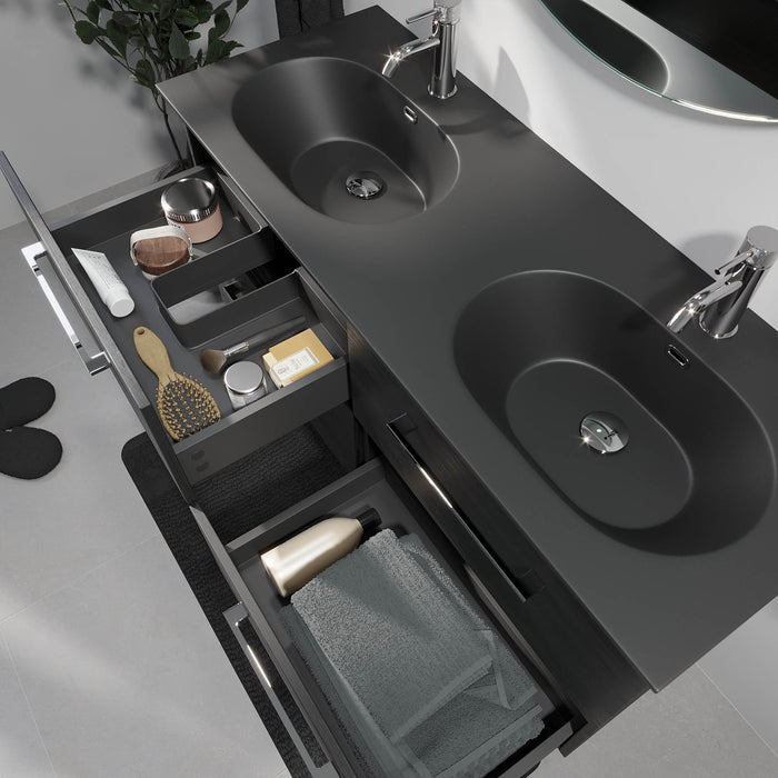 Horten Badmøbel, Sort Træ