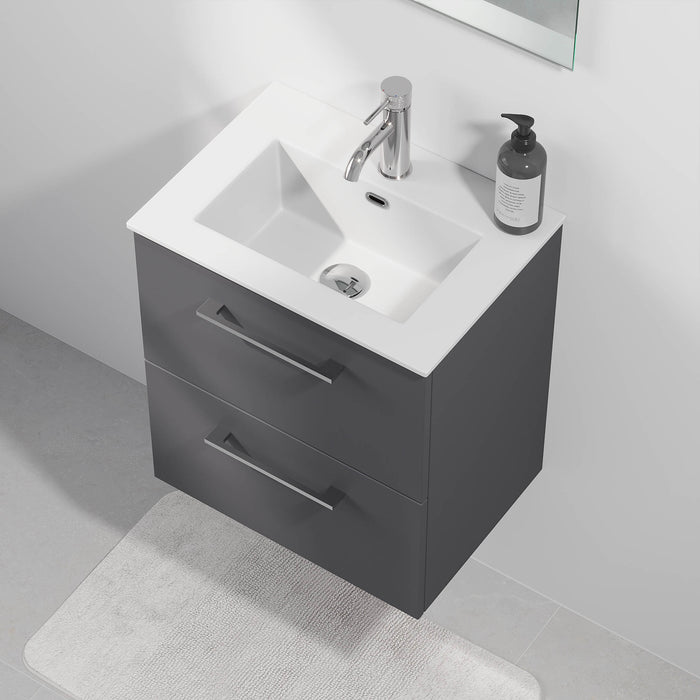 Hamar Badmøbel Slimline, Antracitgrå