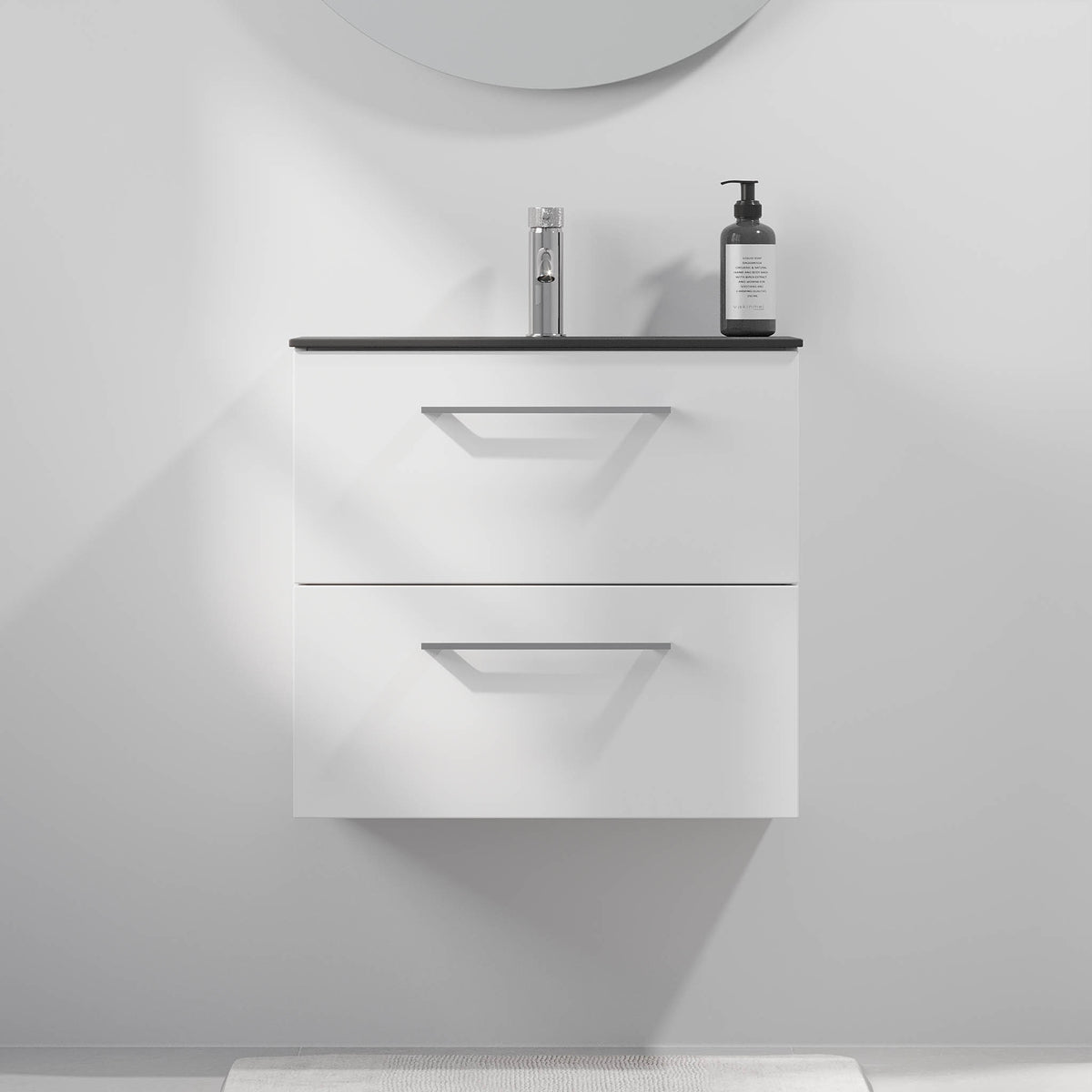 Horten Badmøbel Slimline, Mat Hvid