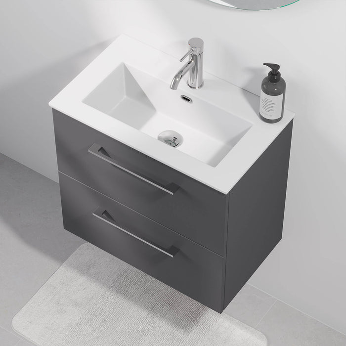 Hamar Badmøbel Slimline, Antracitgrå