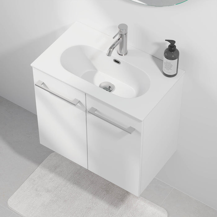 Harstad Badmøbel Slimline, Mat Hvid