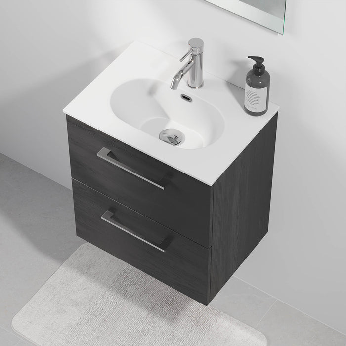 Harstad Badmøbel Slimline, Sort Træ