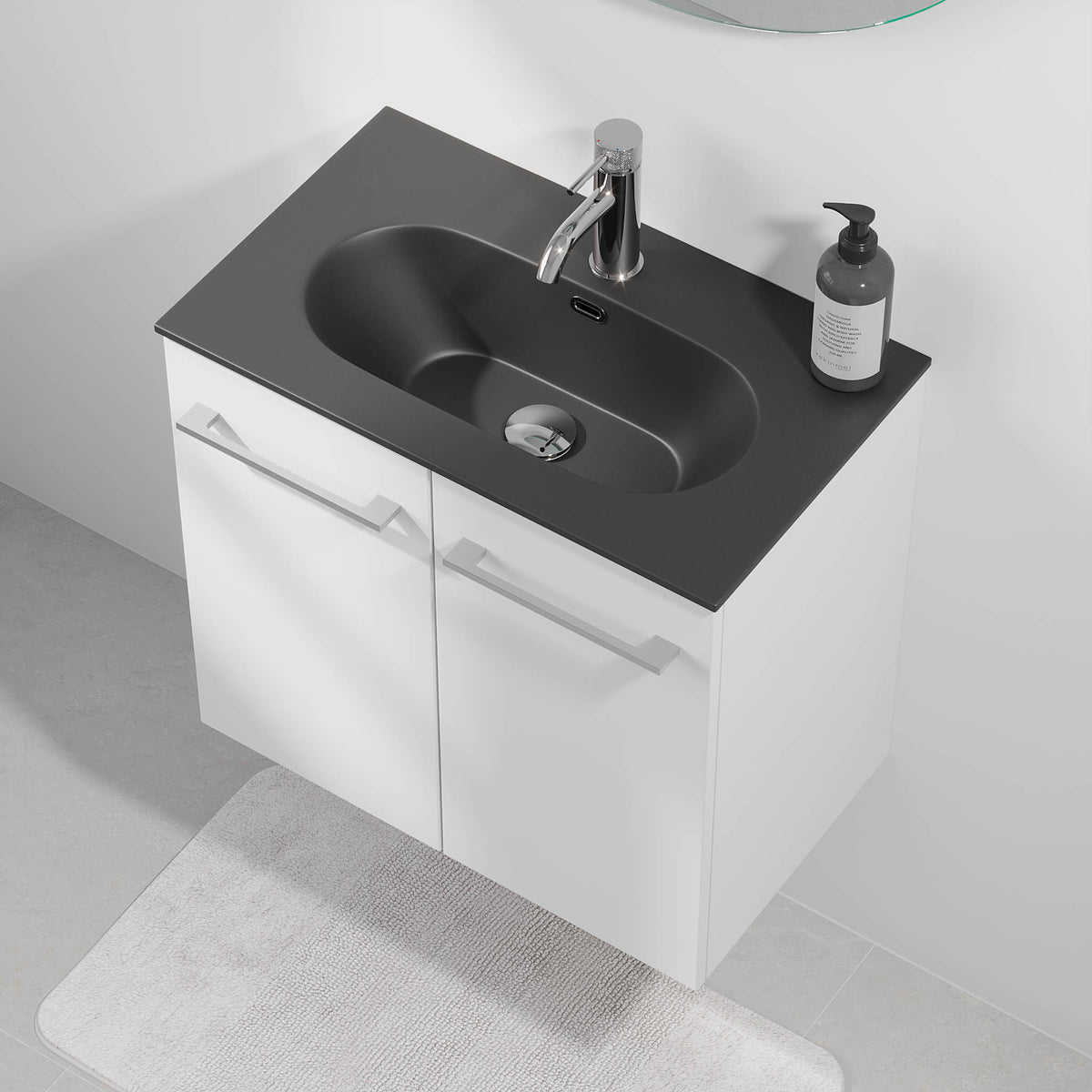 Horten Badmøbel Slimline, Mat Hvid