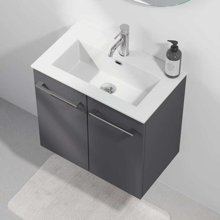 Hamar Badmøbel Slimline, Antracitgrå