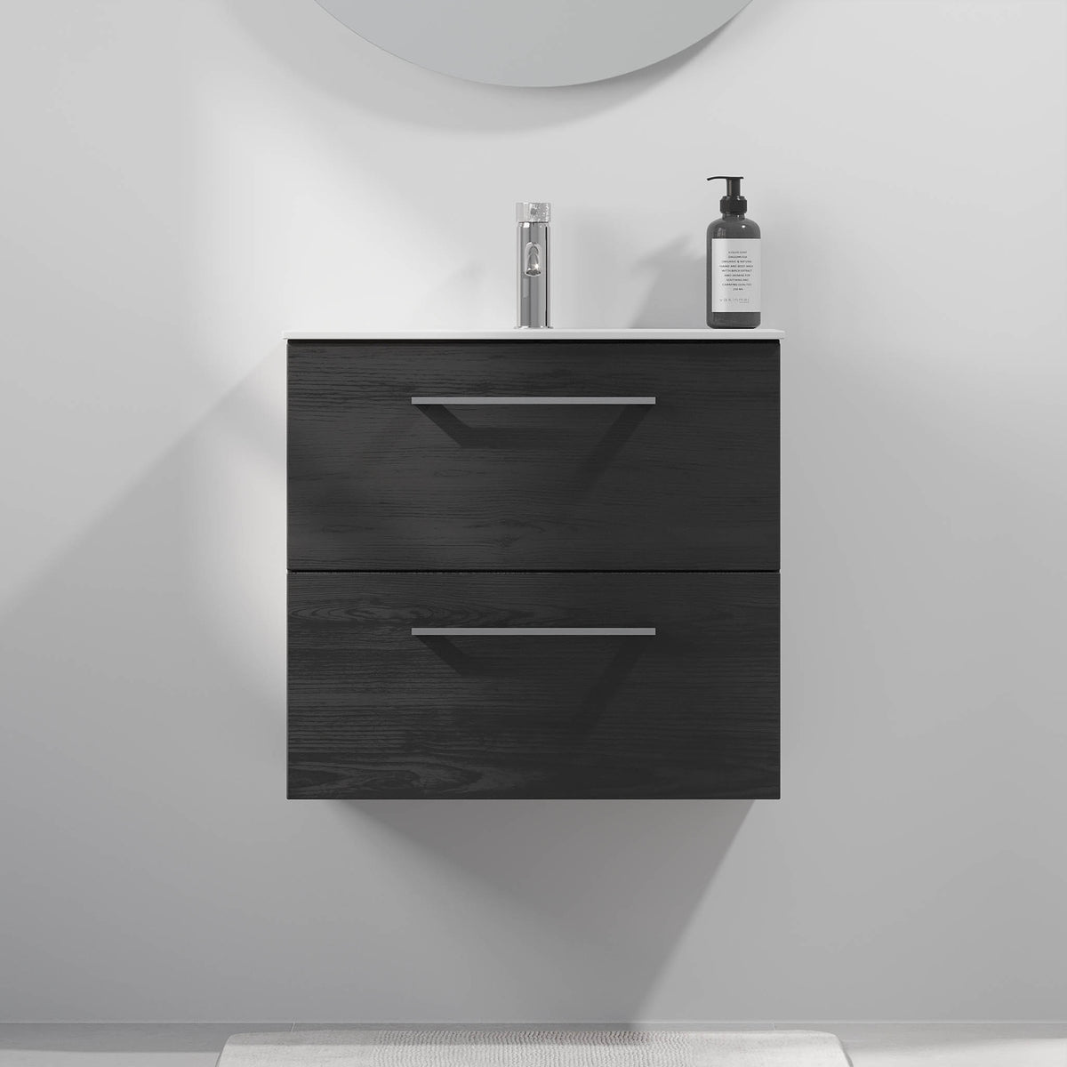 Harstad Badmøbel Slimline, Sort Træ