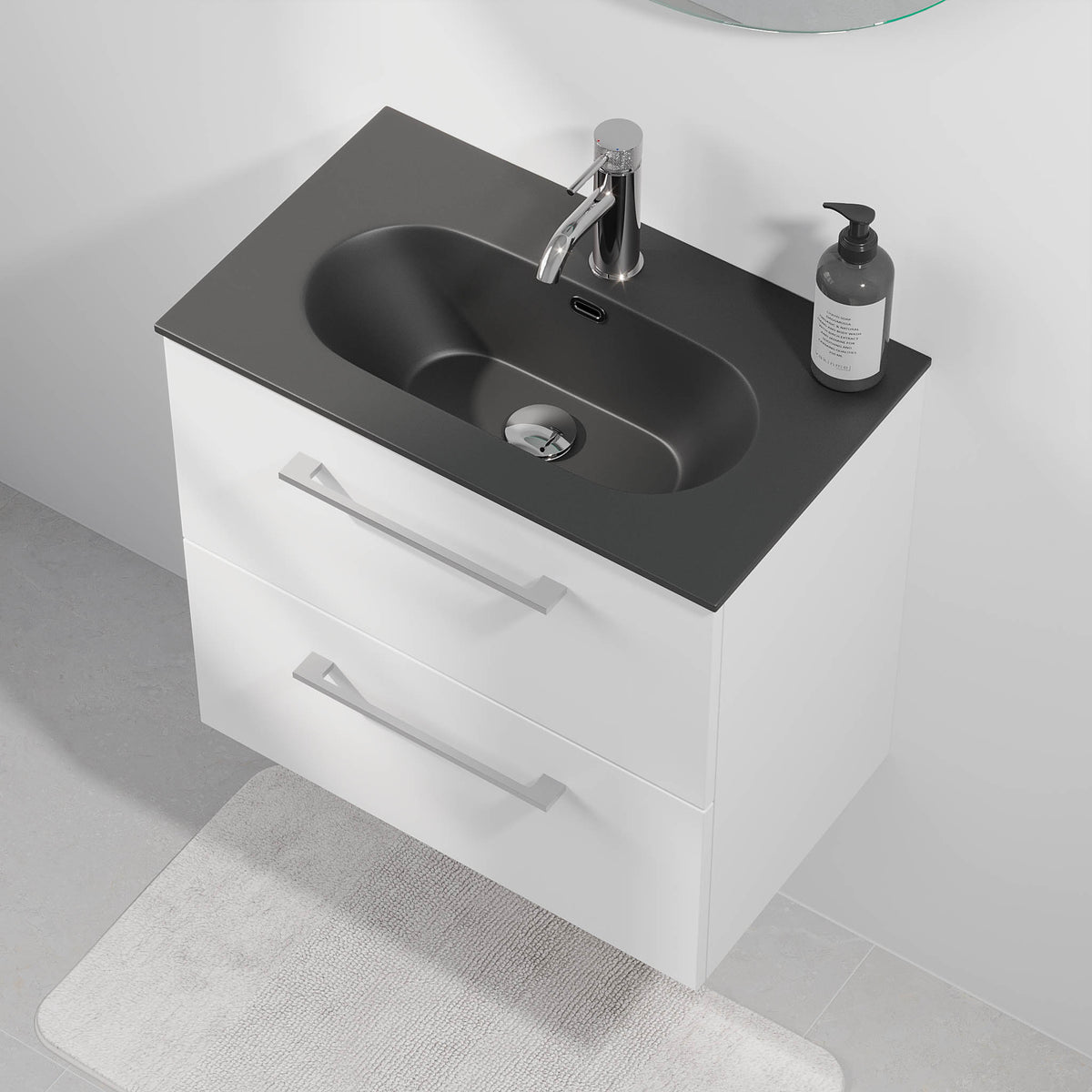 Horten Badmøbel Slimline, Mat Hvid