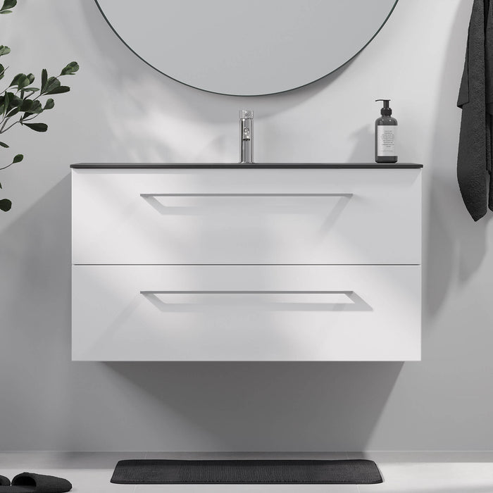 Horten Badmøbel, Mat Hvid