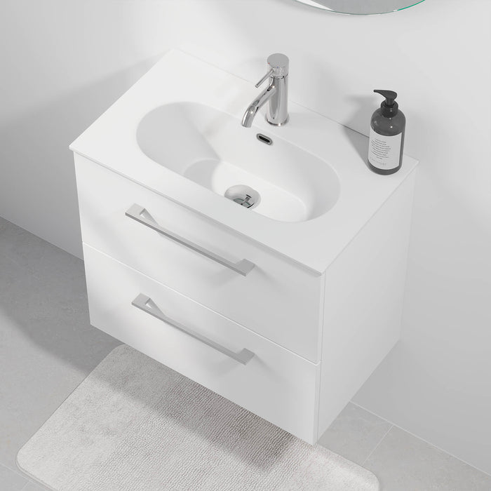 Harstad Badmøbel Slimline, Mat Hvid