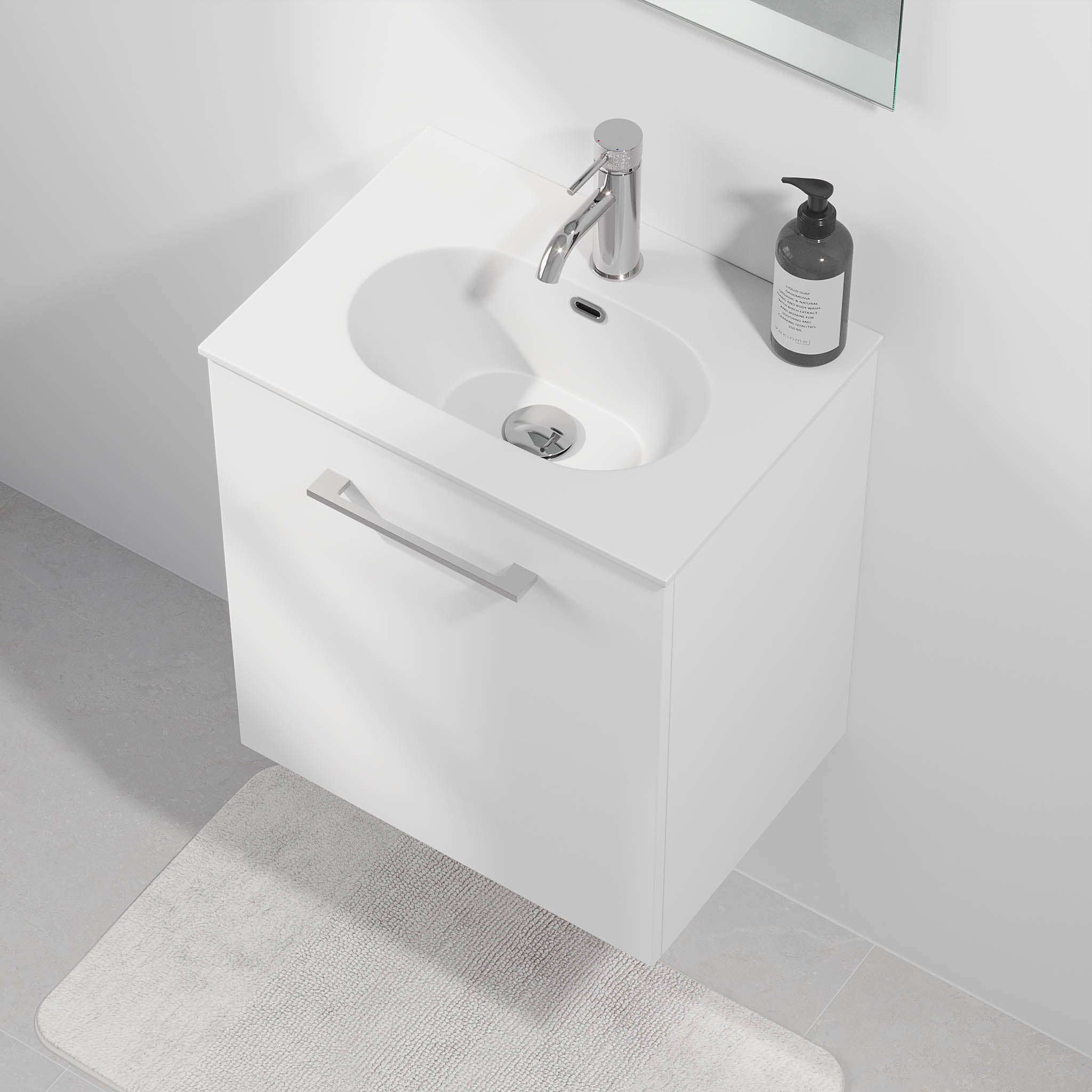 Harstad Badmøbel Slimline, Mat Hvid