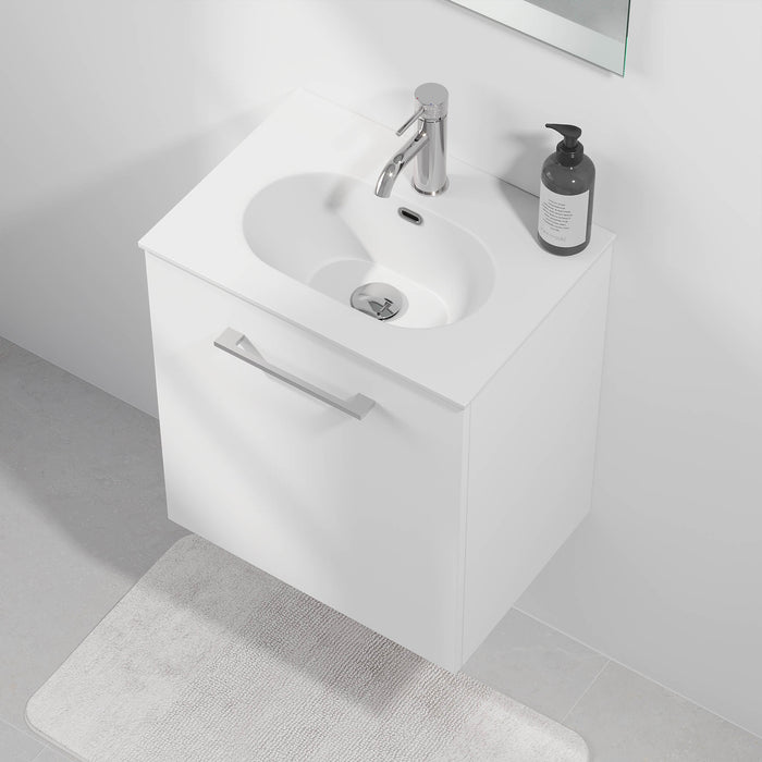 Harstad Badmøbel Slimline, Mat Hvid