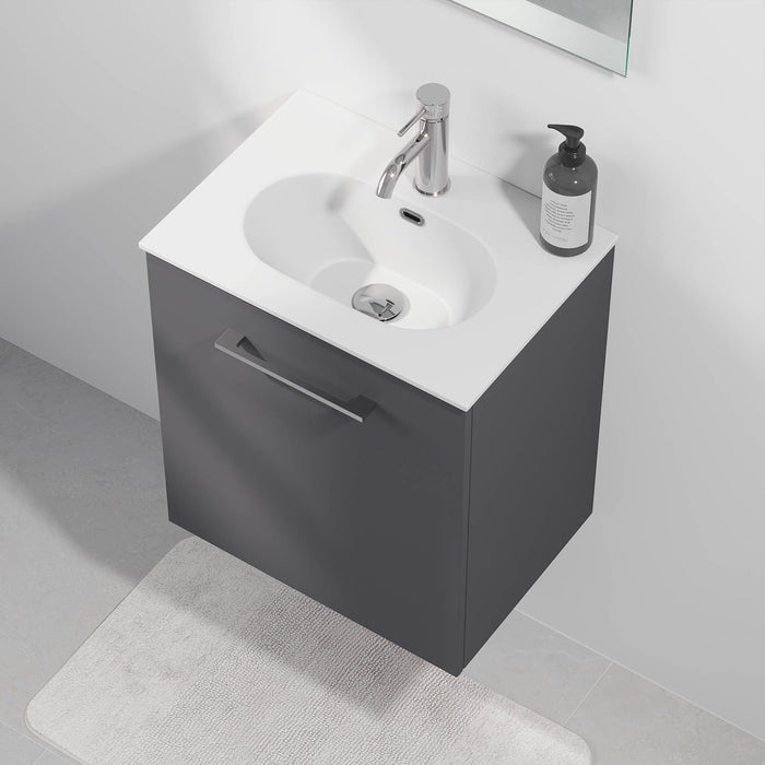 Harstad Badmøbel Slimline, Antracitgrå