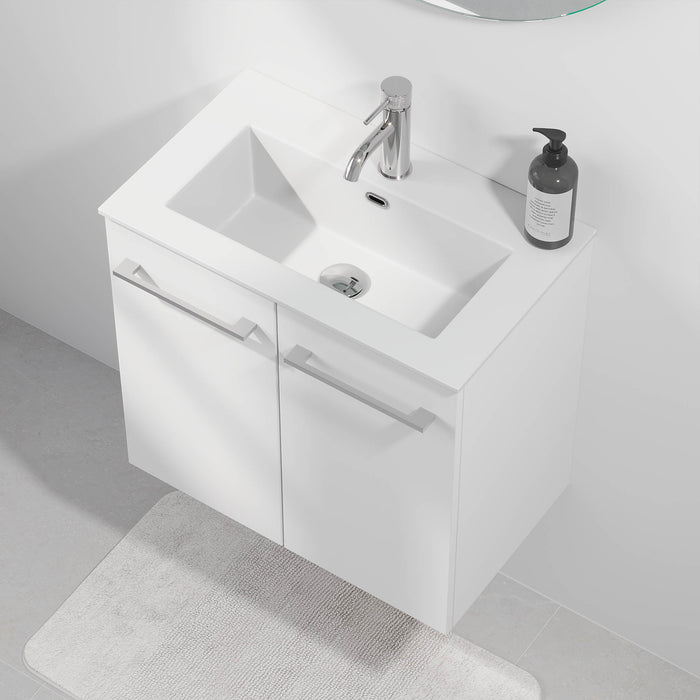 Hamar Badmøbel Slimline, Mat Hvid