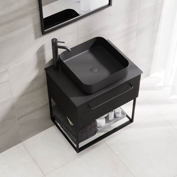 Vikeså Badmøbel, Mat Sort