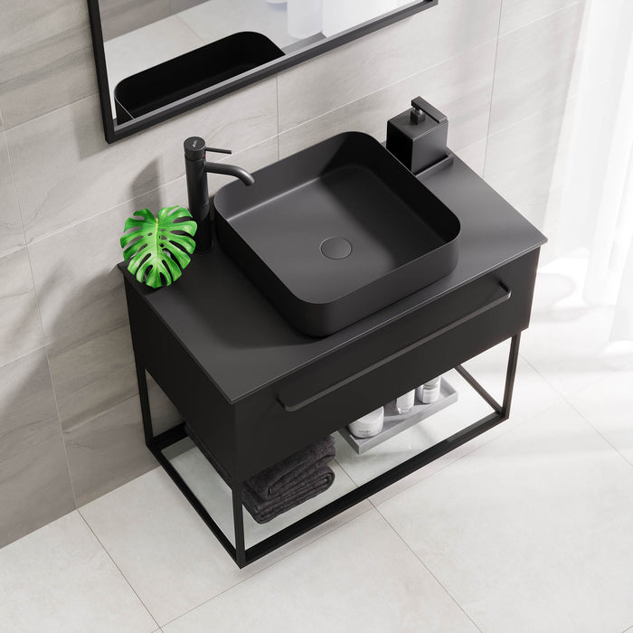 Vikeså Badmøbel, Mat Sort