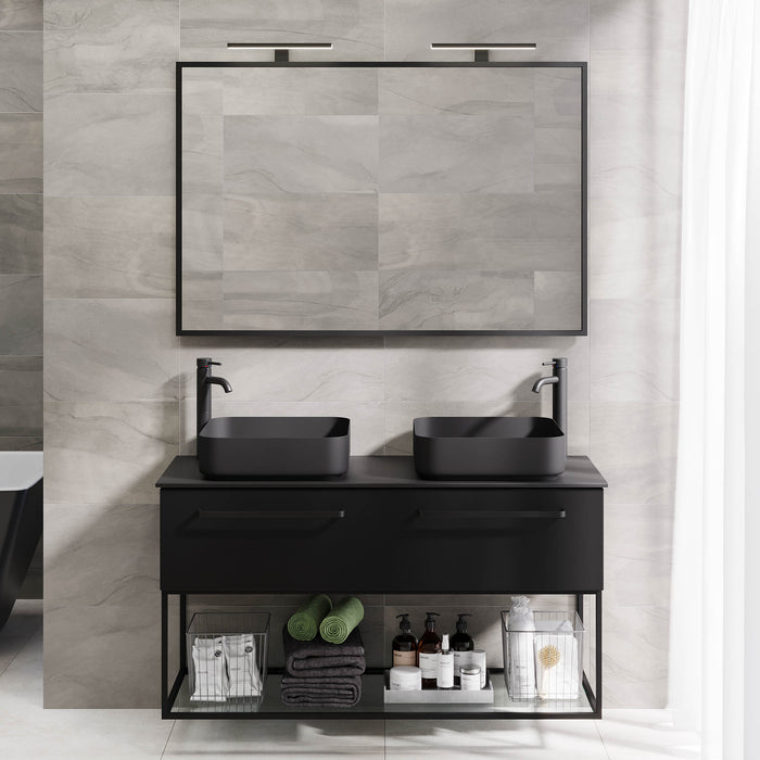 Vikeså Badmøbel, Mat Sort