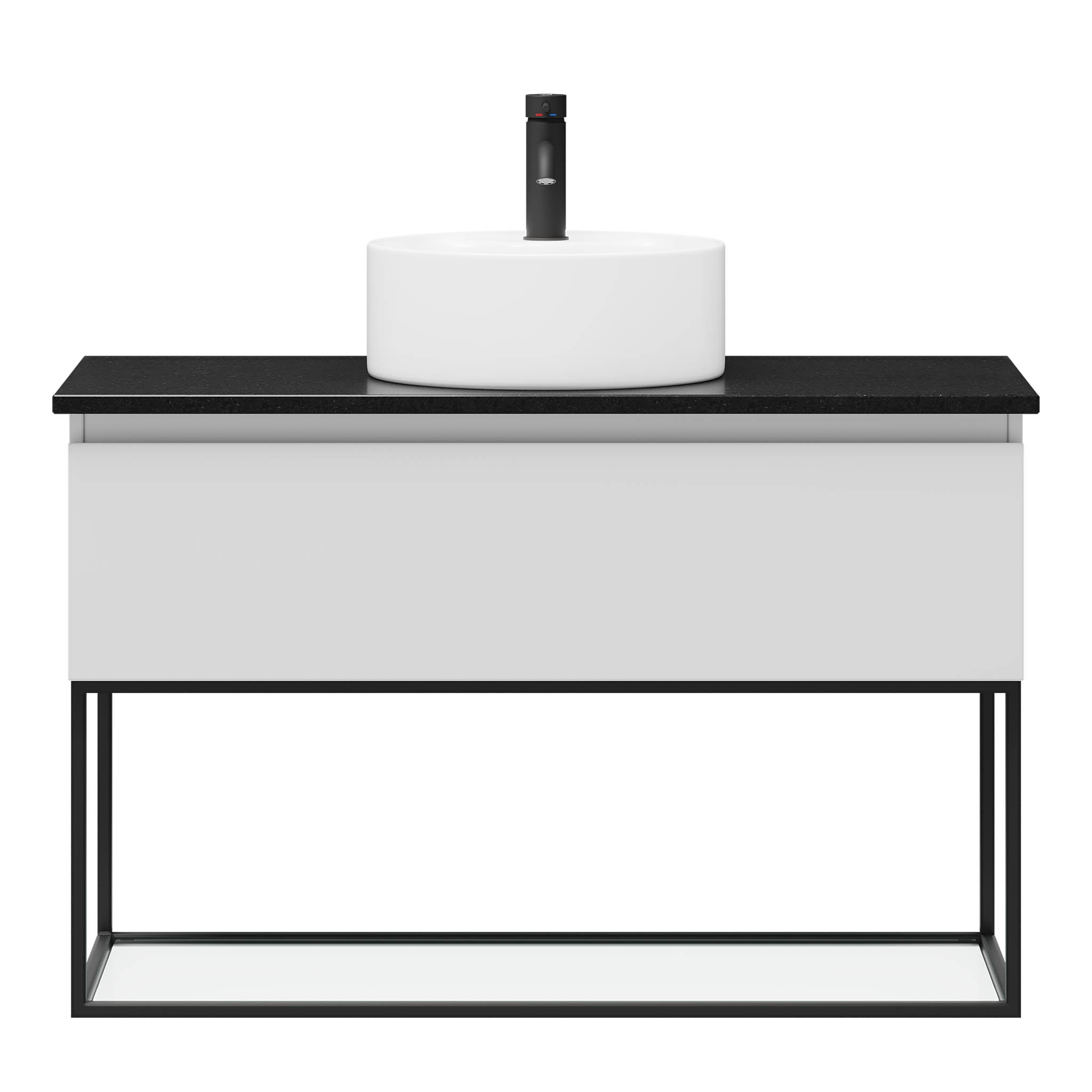Stangvik Badmøbel, Mat Hvid - 80 cm (AFHENTNING!)