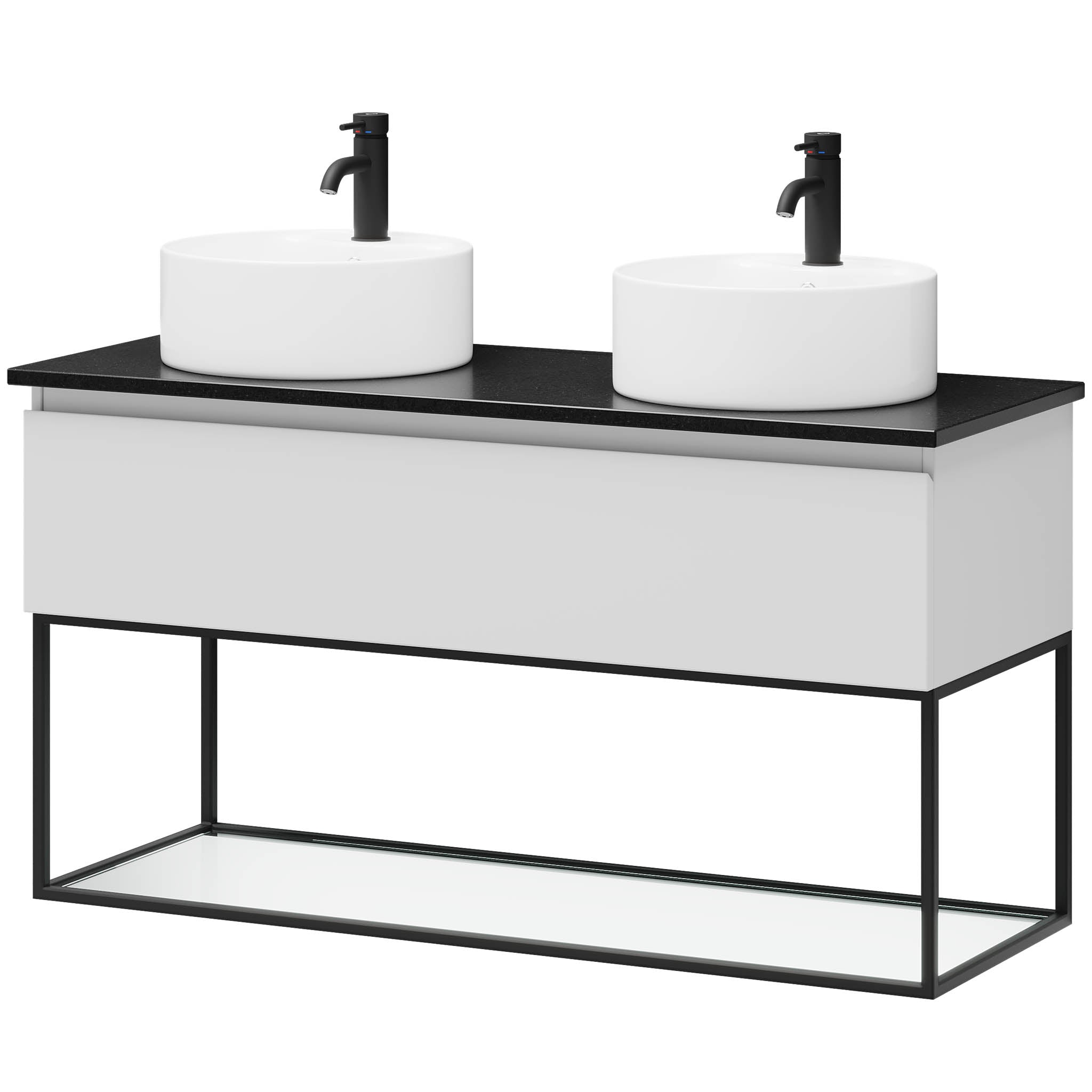 Stangvik Badmøbel, Mat Hvid - 80 cm (AFHENTNING!)