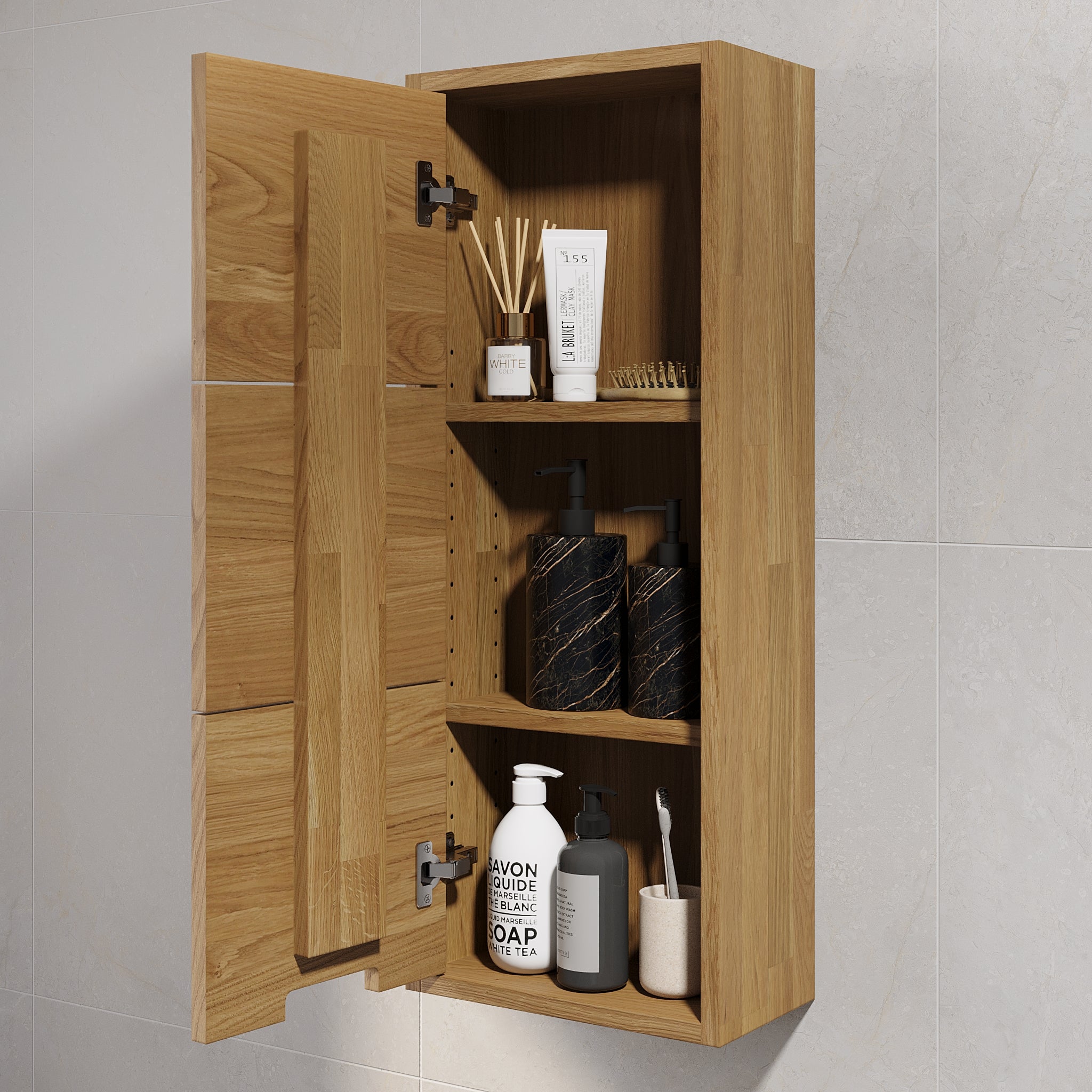 Egeskov, Furniture Set - High Cabinet, Oak - 35 cm - MASTERSTORE - 8595677194104 - Furniture Set - Code - 96-035-52-86-43 - 8595677194104