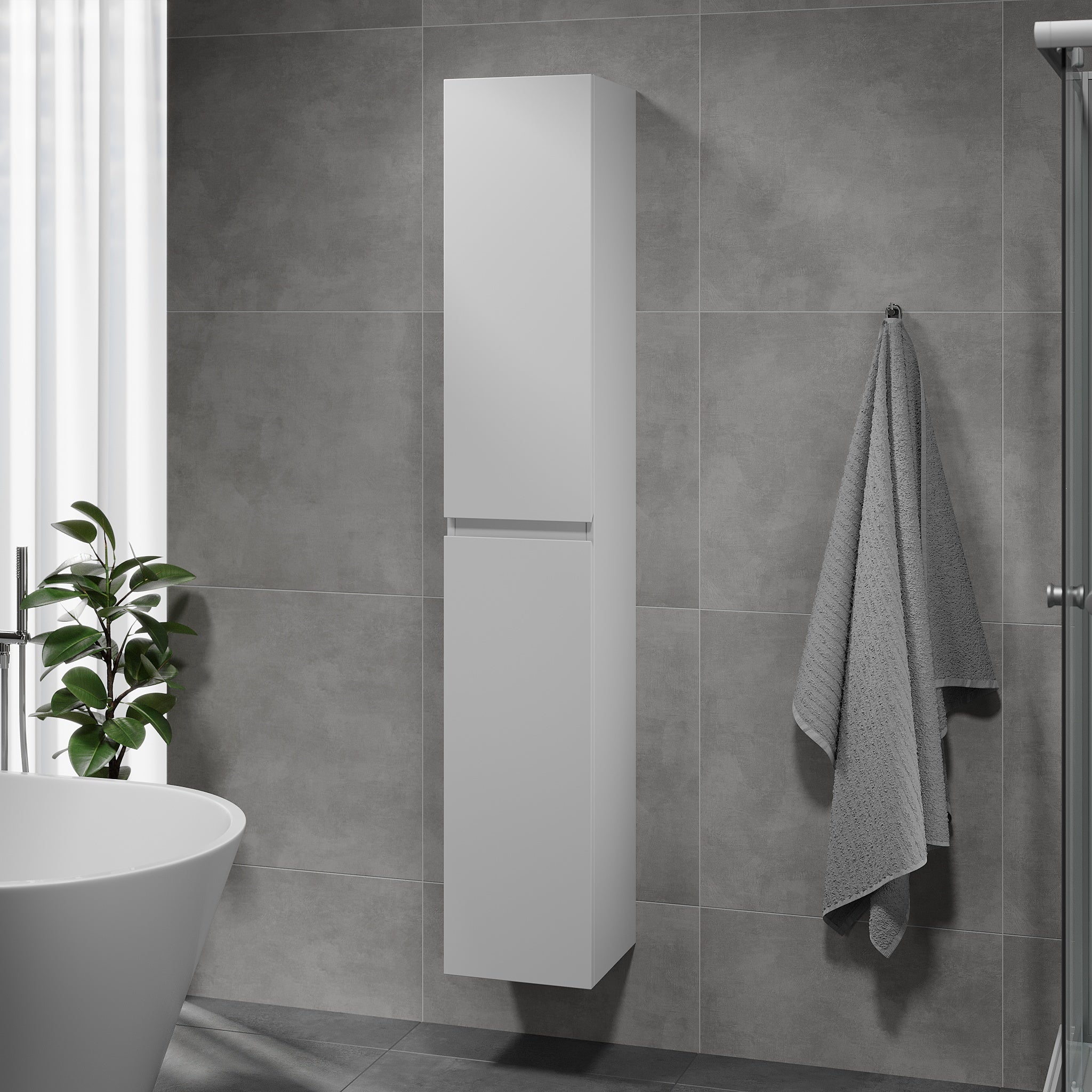 Kenwood Integrated Højskab, Mat Hvid